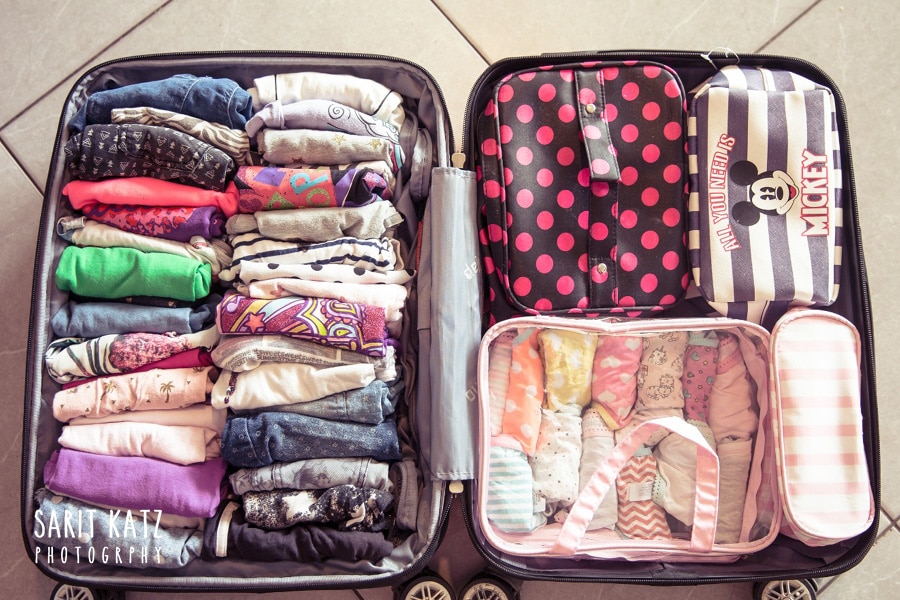 אריזת מזוודה